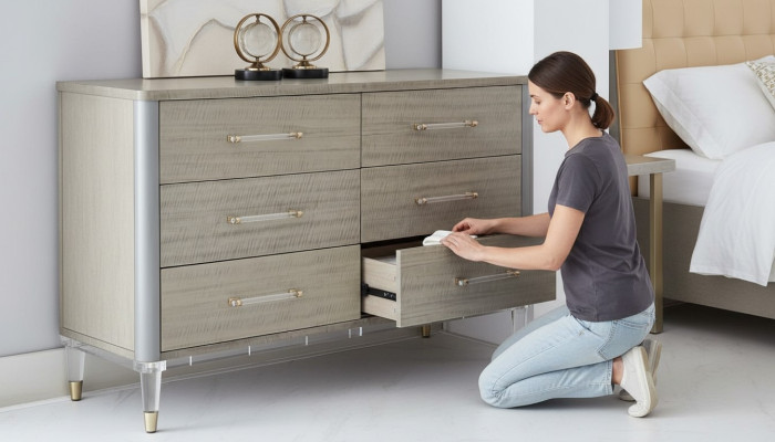 Moderne Holz Kommode Sideboard Kommoden Low Boards Wohnzimmerschrank