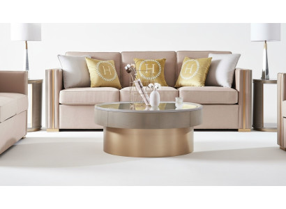 Moderner Tisch Couchtisch Beistelltisch Sofa Design Wohnzimmer Edelstahl