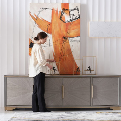 Kommode Hoch Schrank Side Low Board Kommoden Dekor Designer Edel Luxus