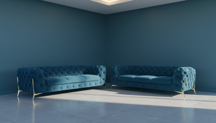 Sofagarnitur 3+2 Sitzer Set Design Sofas Polster Couchen Moderne Couch