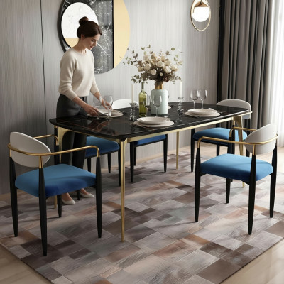 Esszimmer Gruppe Komplett Set Garnitur 7tlg Tisch Tische Luxus Holz Möbel Neu