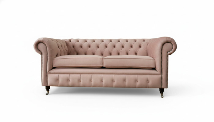 Design Polster Sitz Couch 3 Sitzer Sofa Chesterfield  Sofas Couchen Textil Stoff
