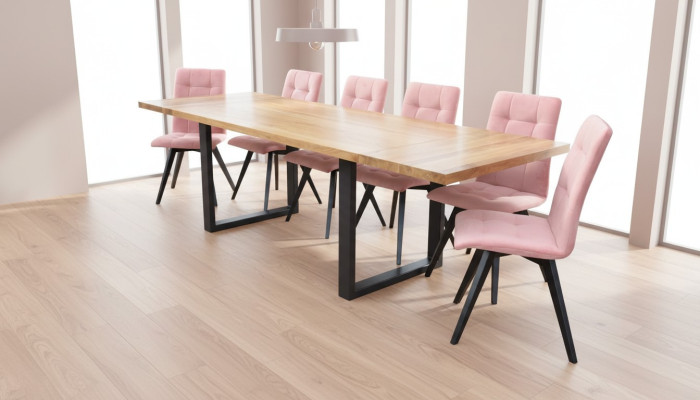 Esstisch 6x Stühle Klassische Esszimmer Garnitur 7tlg.Set Rechteckig Tisch Stuhl