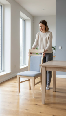 Design 1x Stühle Set Gastro Esszimmer Stuhl Garnitur Sessel Polster Holzstühle