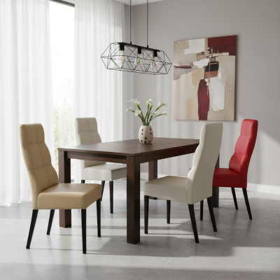 Designer Stuhl Luxus Lehnstuhl Polster Stühle Gastro Esszimmer Design Sitz Neu 