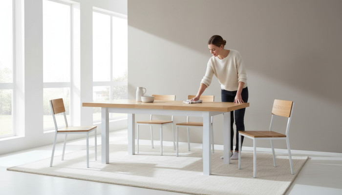 Esstisch Modern Stil Ess Tisch Luxus Tische Holz Luxus Möbel Wohn Wohnzimmer