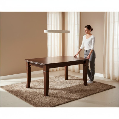 Küchen Designer Esstisch Tisch Wohnzimmer Holz Luxus Tische 100x160/400cm Möbel 