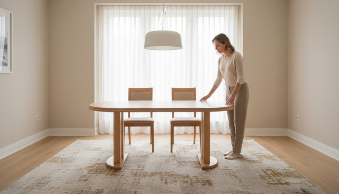 Esstisch Küchentisch Restaurant Holz Esszimmer Tische 90x90 Ausziehbar 90x240cm
