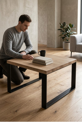 Couchtisch Couch Tisch Sofa Tische Bestelltisch Wohnzimmer Möbel Holz 70x45 Loft