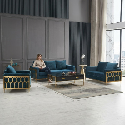 Wohnzimmer Design Sofa Sofagarnitur 3+2+1 Sitz Moderne Couch Set