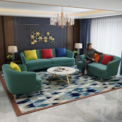 Komplett Set Sofagarnitur 3+2+1 Sitzer Design Sofa Couch Wohnlandschaft