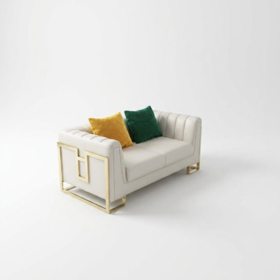 Design Zweisitzer Sofas Couch Polster Moderne Couchen Deko Sofa 2 Sitzer
