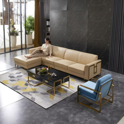 Design Sofa Couch Ecksofa Hocker Polster Garnitur Wohnlandschaft