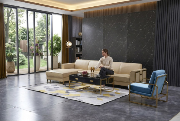 Wohnlandschaft L Form Ecksofa Couch Design Polster Garnitur Sofa Ecke 