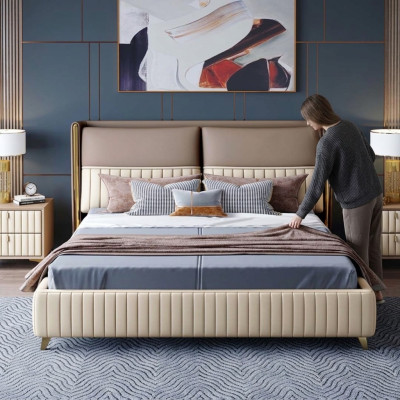 Doppelbett Bett Ehebett Design Luxus Betten Modern Stil neu 180x200cm!