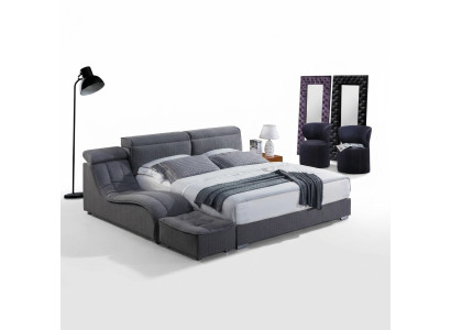 Designer Bett Textil Hotel Betten Doppel Schlafzimmer Luxus 180x200 Bettgestell