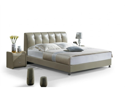 Luxus Schlafzimmer Bett Polster Design Luxus Doppel Hotel Betten Lederbetten Neu.