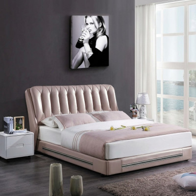 Klassischer Englischer Stil Bett Doppel Textil Moderne Betten 180x200cm