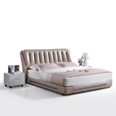 Klassischer Englischer Stil Bett Doppel Textil Moderne Betten 180x200cm