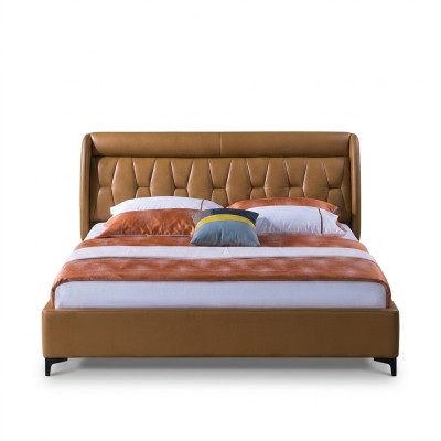 Design Schlafzimmer Bett Holz Luxus Betten Doppel Ehe Polster Möbel 180x200cm