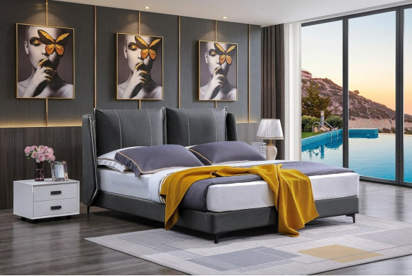 Doppelbett Schlafzimmer Betten Luxus Doppel Bett Beige Hotel Einrichtung Möbel