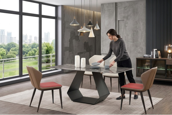 Komplett Set Esstisch 4x Stühle Esszimmer Set Ess Gruppe Tisch Tische