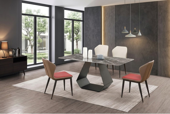Komplett Set Esstisch 4x Stühle Esszimmer Set Ess Gruppe Tisch Tische