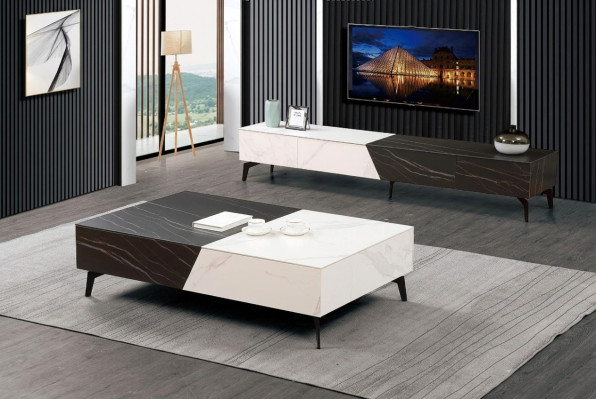 Couchtisch Sideboard 2tlg Wohnzimmer Möbel Tisch Lowboard Schrankwände Kommode