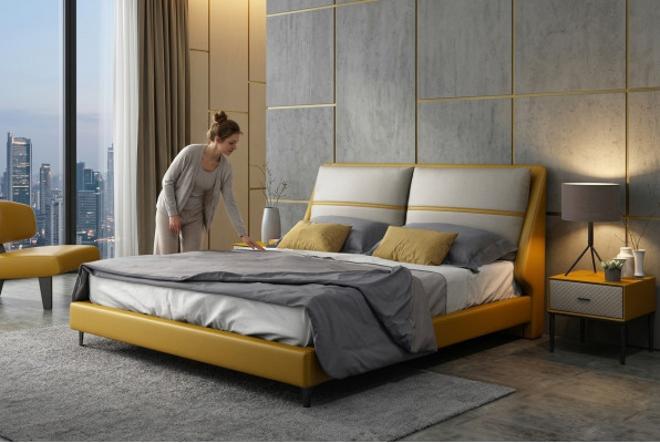 Luxus Schlafzimmer Bett Design Luxus Doppel Hotel Betten 180x200 cm
