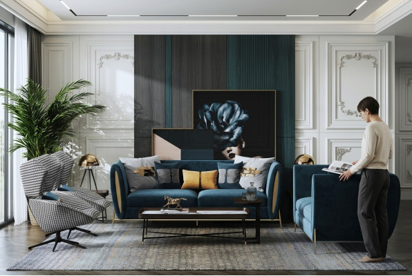 Sofagarnitur 3+1 Sitzer Set Design Sofas Polster Couchen Textil Relax Luxus