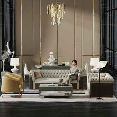 Sofagarnitur 3+2 Sitzer Set Design Sofa Polster Couchen Couch Modern Luxus