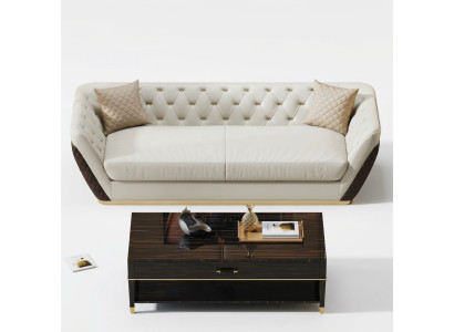 Sofa 3 Sitzer Couch Wohnlandschaft Garnitur Deko Design Modern Sofa Sitz