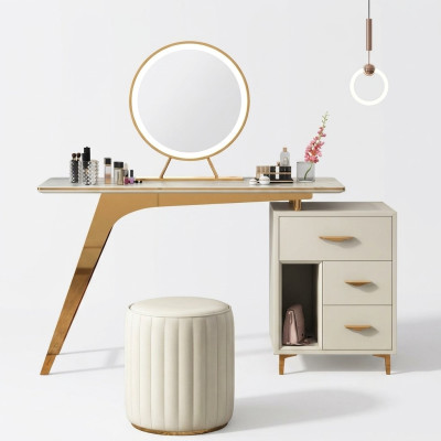 Schminktisch Spiegel Hocker Komplett Set Kommode Schlafzimmer Neu 2tlg