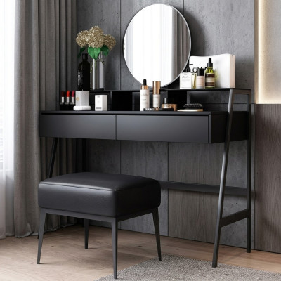 Designer Konsolen Schminktisch Kosmetik Tisch Spiegel Kommode