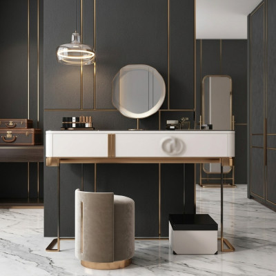 Schminktisch Nachttisch Make-up Tisch Konsole Schlafzimmer Kommode