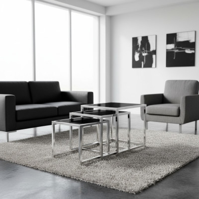 Set 3x Couchtisch Kaffeetisch Beistelltisch Designer Wohnzimmertisch Tische