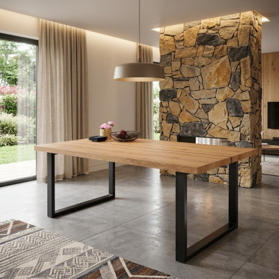 Tisch Loft Möbel Holz Esstisch 160x90cm Esstische Tische Modernes Design Neu