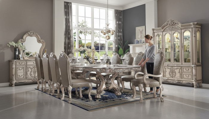 Großer Ritter Tisch Barock Esstisch xxl 345cm Holz Tische Klassische Möbel Neu