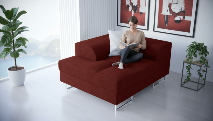 Sessel Design Couch Sofa Relax Textil Lounge Club Polster Sitzer Luxus Fernseh