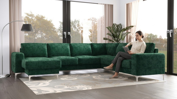Design Modern Ecksofa U-Form Sofa Wohnlandschaft Neu Polster Sofa Wohnlandschaft