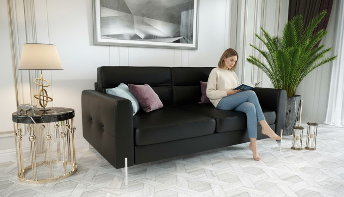 Sofas Couches Elegantes Design Luxus Samt Stoff Sofa Couch Polsterung 2 Sitzer