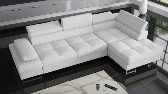 Sofas L Form Sofa Couch Polster Wohnlandschaft Design Ecksofa Textil Leder Neu