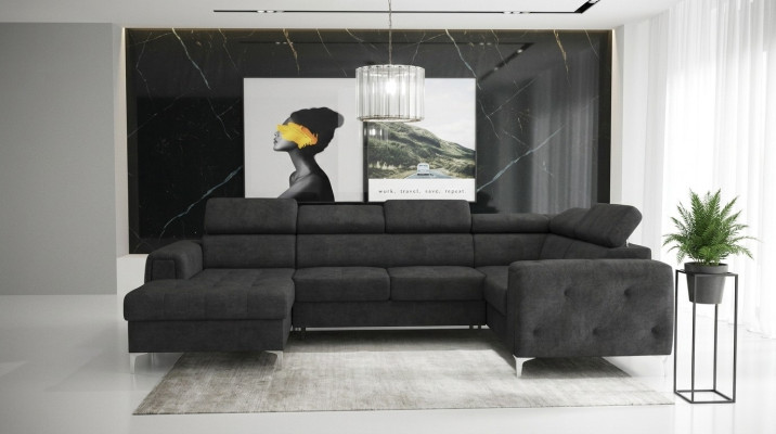 Wohnlandschaft Design Ecksofa Textil Couchen Sofas U Form Sofa Couch Polster Neu