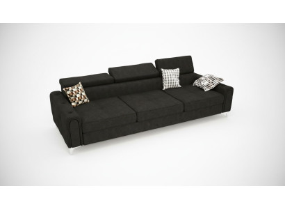Sofa 3 Sitzer Textil leder Sofas Couch Polster Luxus Möbel Moderner Dreisitzer