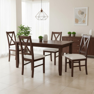 Gruppe Stühle Textil Polster Stühle Garnitur Neu Set 4x Esszimmer Stuhl Sitz Neu