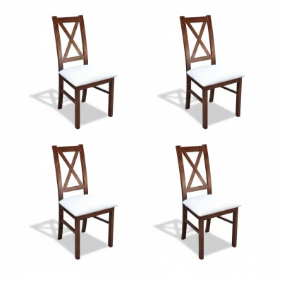 Gruppe Stühle Textil Polster Stühle Garnitur Neu Set 4x Esszimmer Stuhl Sitz Neu