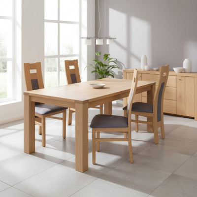 Gruppe Sitz Polster Lehn Stühle Garnitur Holz Massiv Luxus Sessel Set 4x Stuhl