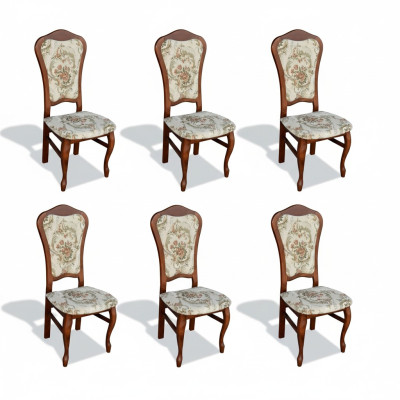 Essgruppe Stühle 6x Sitz Polster Set Gruppe Neu Lehn Stuhl Restaurant Industrie