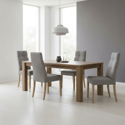 Esszimmer Stuhl Garnitur Sessel Polster Design 6x Stühle Gruppe Set Lehnstuhl