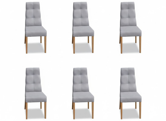 Esszimmer Stuhl Garnitur Sessel Polster Design 6x Stühle Gruppe Set Lehnstuhl